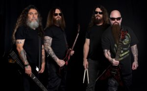 LEFT TO RIGHT: Tom Araya, Gary Holt, Paul Bostaph, Kerry King