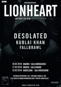 Lionheart  españa 2015