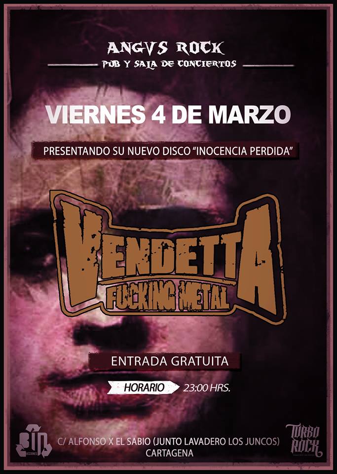 Vendetta Fucking Metal Cartagena