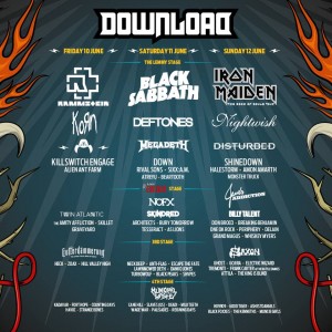 DOWNLOAD FESTIVAL anuncia 36 bandas Cartel DOWNLOAD FESTIVAL
