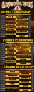 Horarios leyendas
