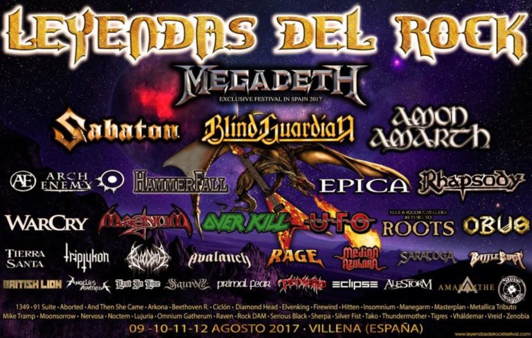 El festival Leyendas Del Rock anuncia su distribución por días
