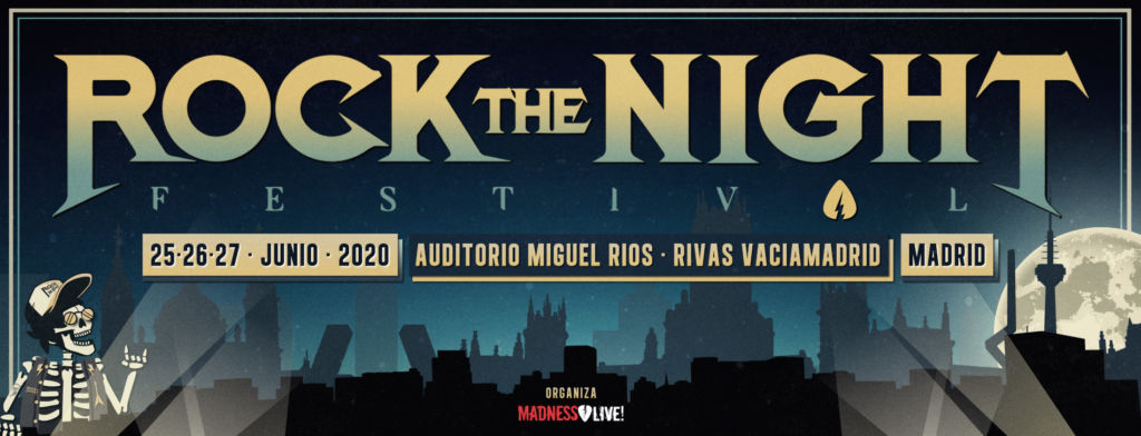 ROCK THE NIGHT FESTIVAL, se celebrará en Madrid el 25,26 y 27 de junio.