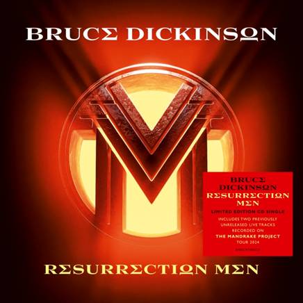 BRUCE DICKINSON lanza Resurrection Men en CD-Digipack de edición limitada