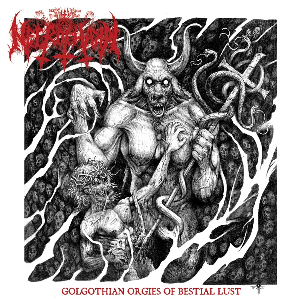 NECROCHAKAL lanza Golgothian Orgies of Bestial Lust y continúa su cruzada de metal extremo