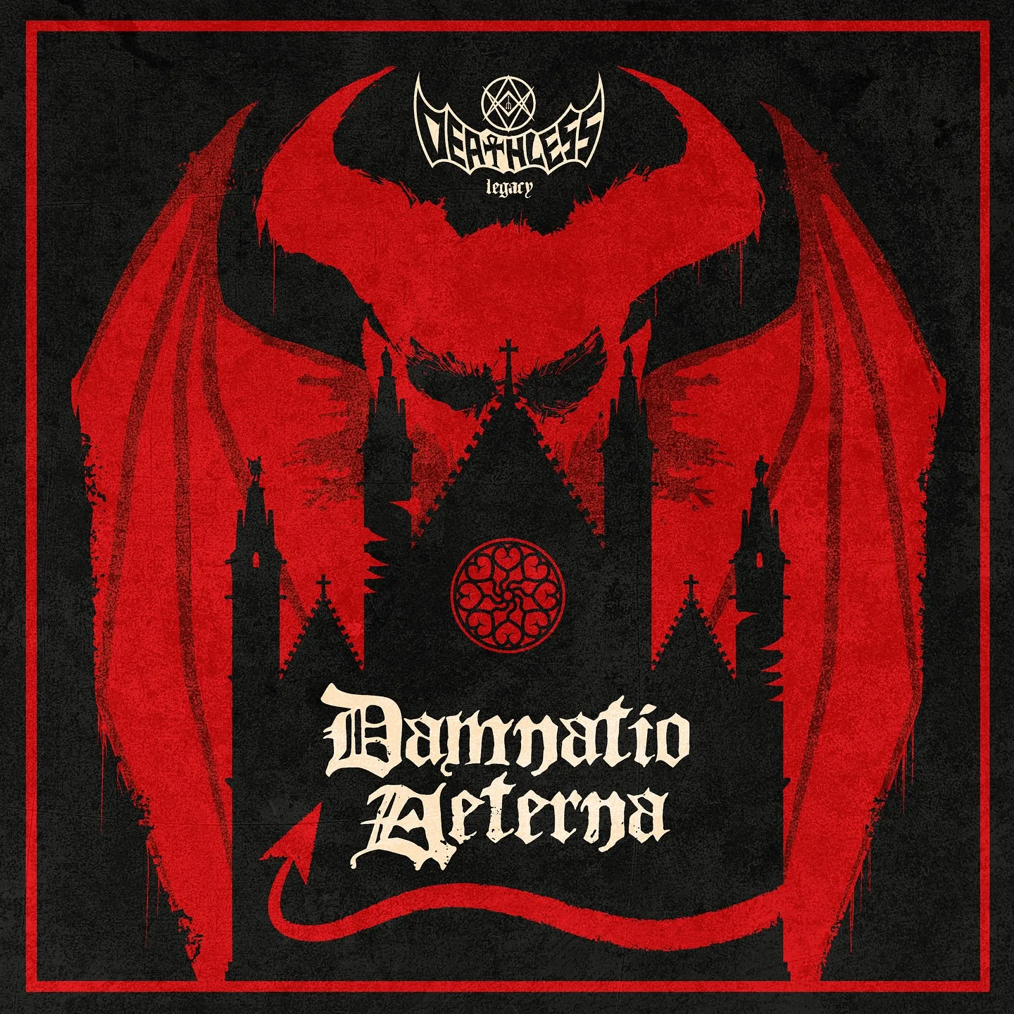 DEATHLESS LEGACY se prepara para lanzar su séptimo álbum de estudio, Damnatio Aeterna. Como adelanto, ya está disponible el segundo single Spiritus Sanctus Diabolicus