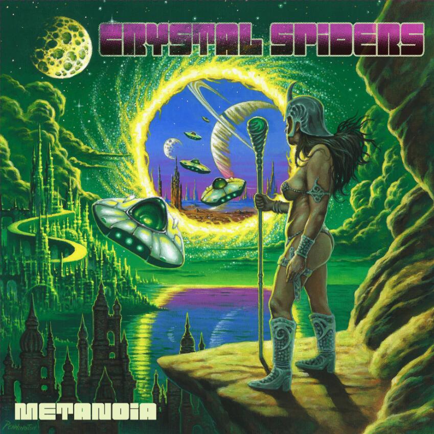 CRYSTAL SPIDERS presenta Blue Death, una parábola psicodélica sobre tecnología y decadencia social