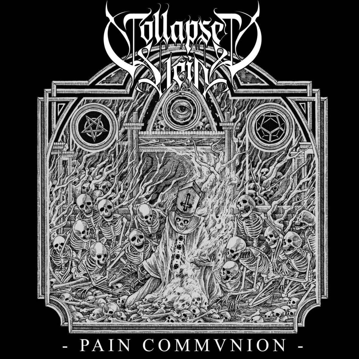 COLLAPSED VEIN presenta Pain Communion, un debut sombrío que funde liturgia fúnebre y muerte lenta desde las entrañas del death-doom