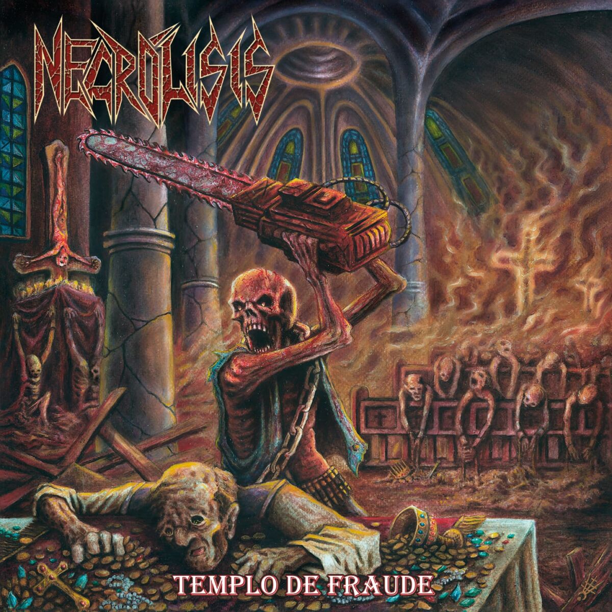 NECRÓLISIS lanza su primer álbum Templo de Fraude con thrash directo desde las vísceras de Costa Rica