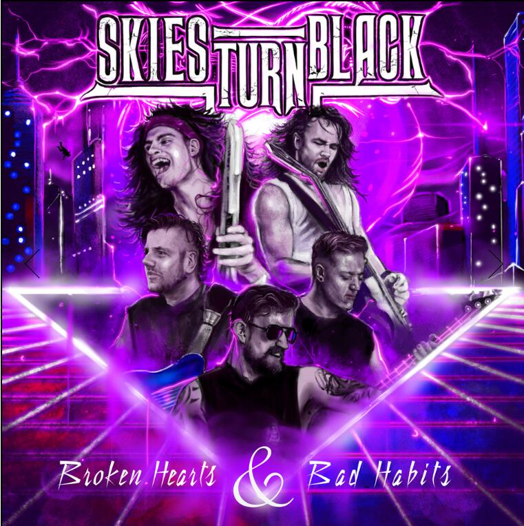 SKIES TURN BLACK los metaleros británicos han lanzado su nuevo sencillo, Lonely Valentines, extraído de su próximo álbum, Broken Hearts & Bad Habits, que se publicará el 27 de junio