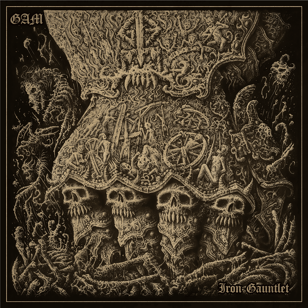 La banda de blackened death metal GAM lanzarán el EP Iron Gauntlet el 1 de agosto de 2025