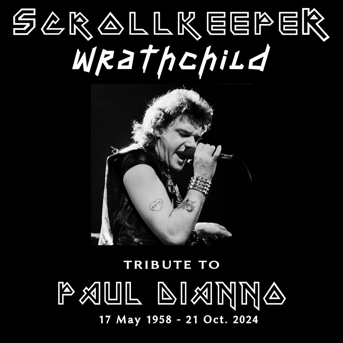 SCROLLKEEPER rinde homenaje a Paul DiAnno con una versión de Wrathchild