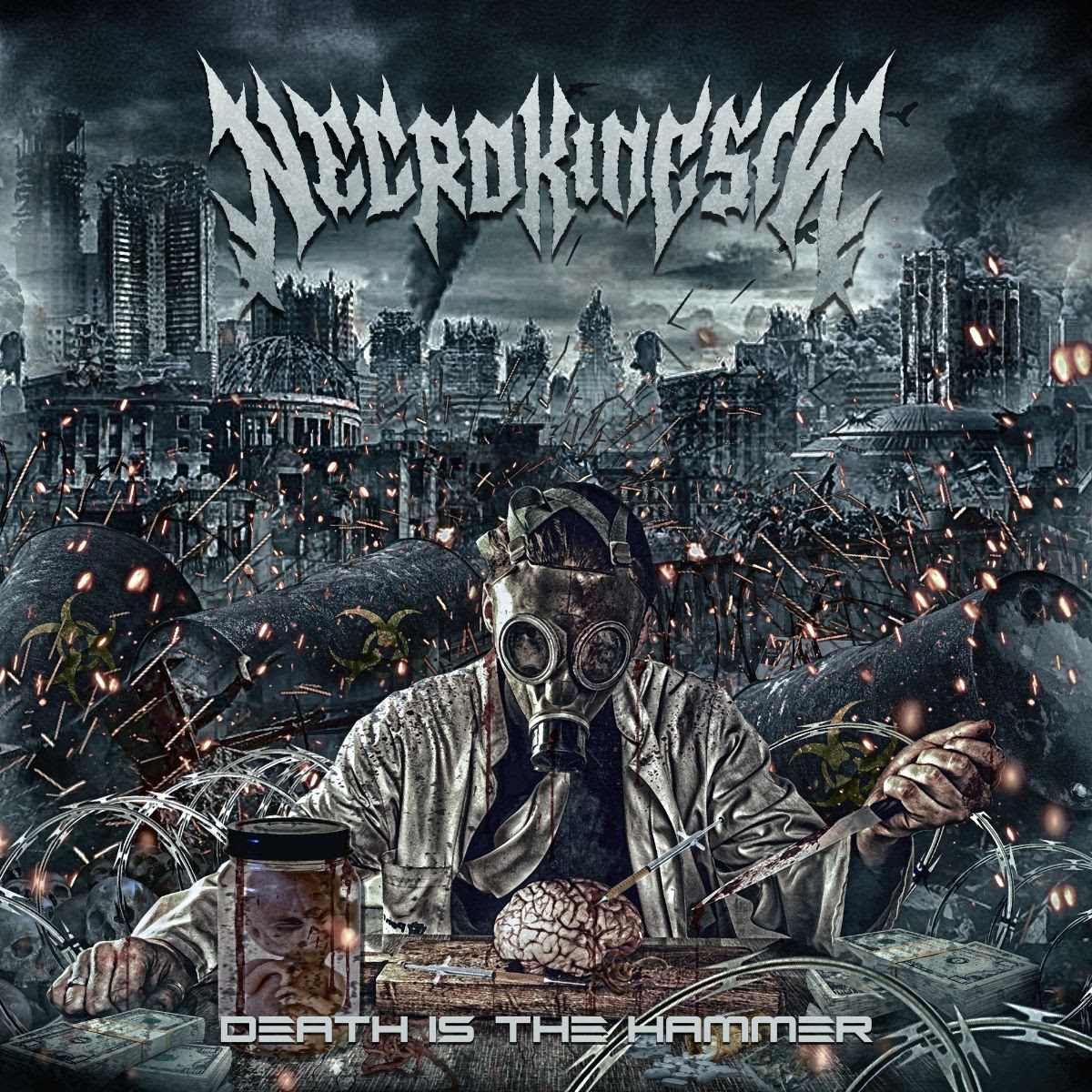 NECROKINESIS la banda de death/thrash metal lanzará su nuevo álbum, Death is the Hammer, el próximo 29 de agosto