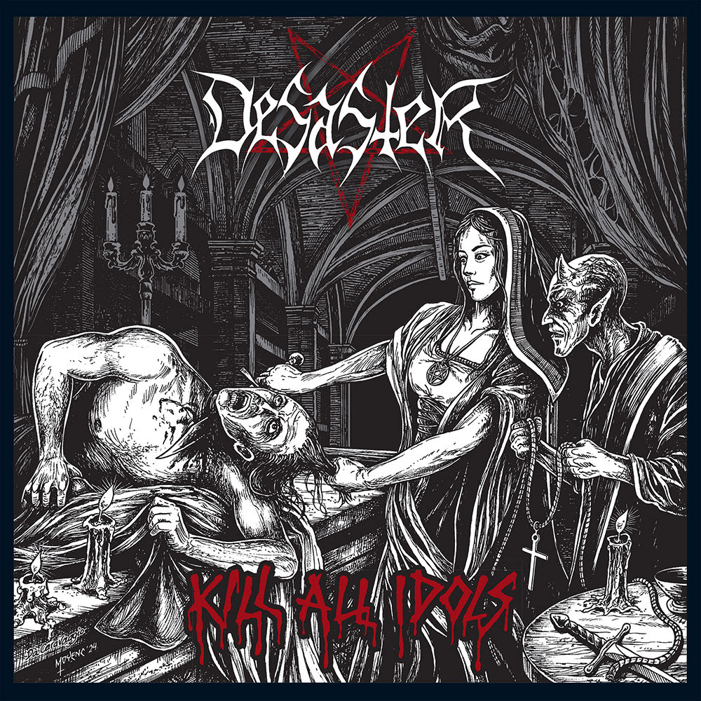 DESASTER la banda alemana de black/thrash lanza el single Throne of Ecstasy, extraído de su próximo álbum, Kill All Idols