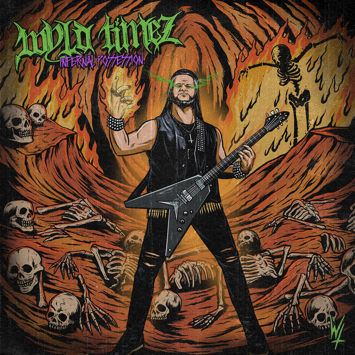 WILD TYMEZ anuncia el lanzamiento de Infernal Possession con espíritu metalpunk y estética de horror