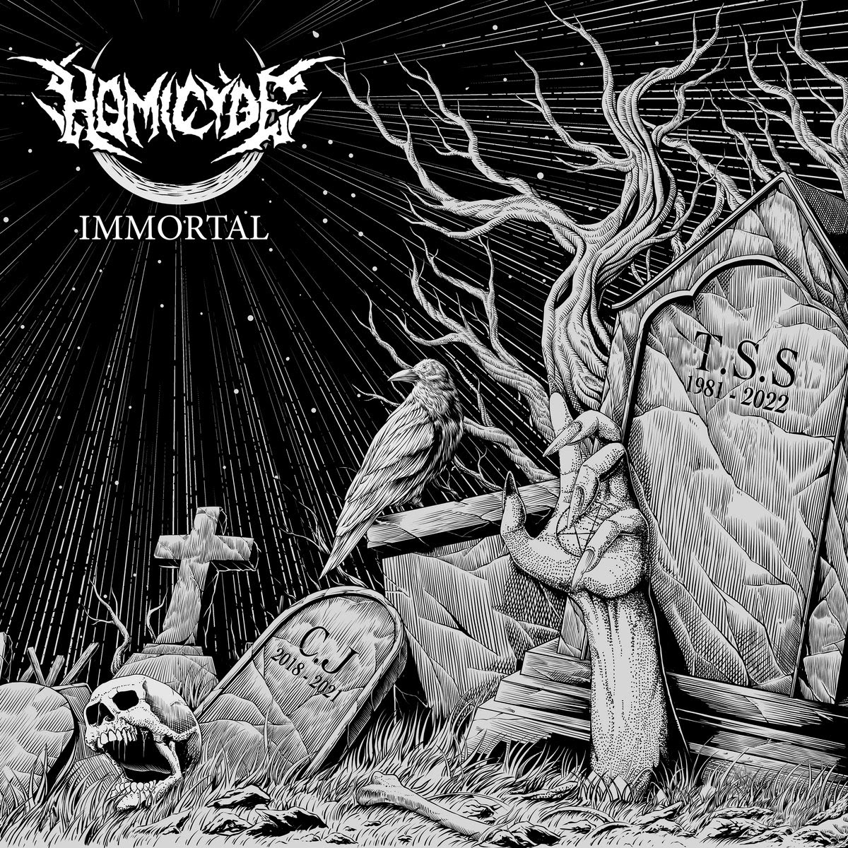 HOMICYDE publica su nuevo álbum Immortal y refuerza la escena del death metal melódico desde Carolina del Sur
