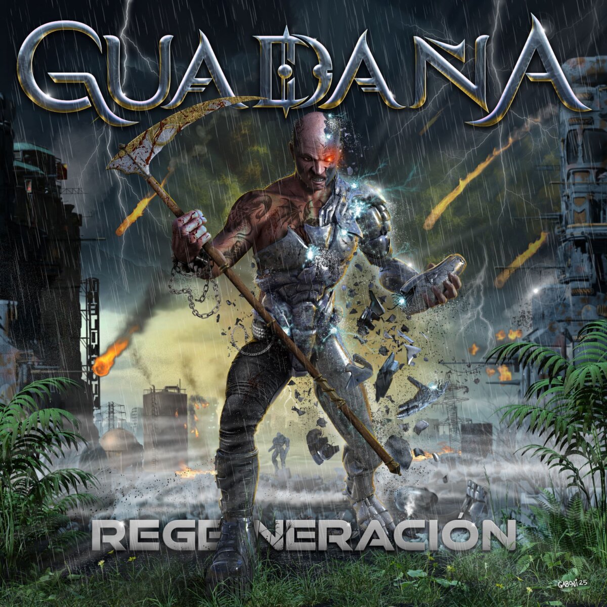 GUADAÑA revela la portada de su nuevo álbum Regeneración