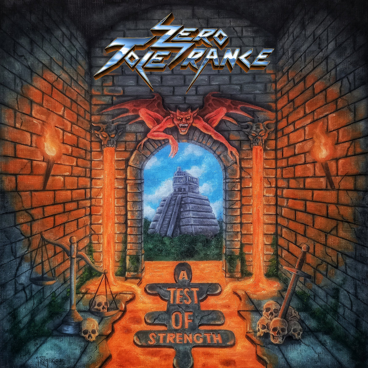 ZERO TOLERANCE presenta A Test of Strength: thrash canadiense en estado puro