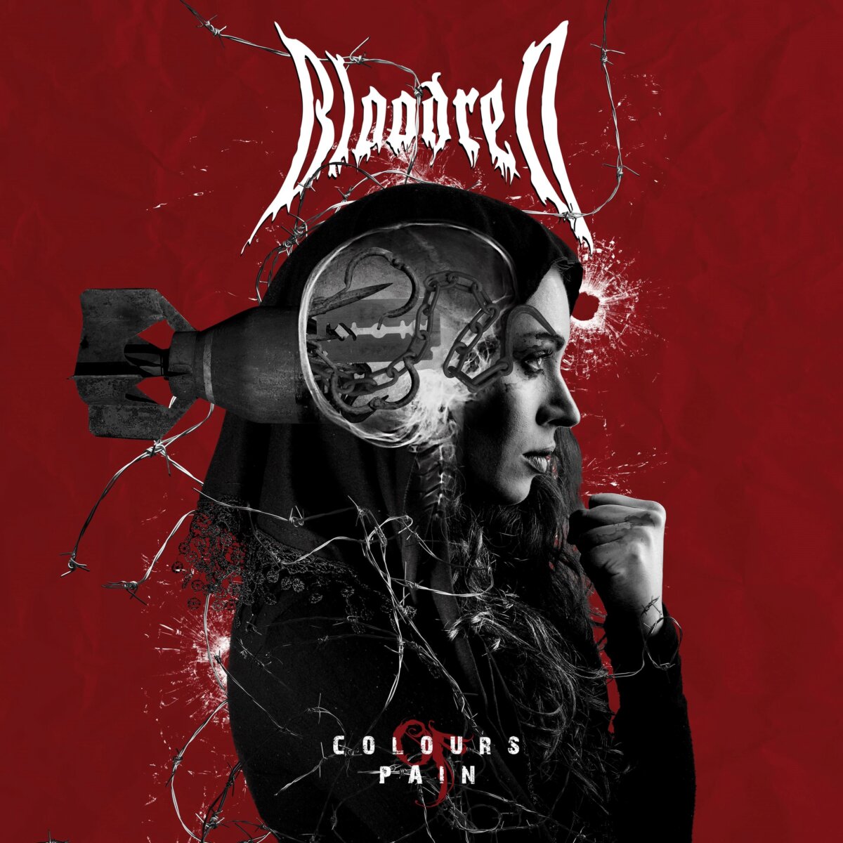 BLOODRED publicará Colours Of Pain el 13 de febrero de 2026 y estrena su devastador primer adelanto