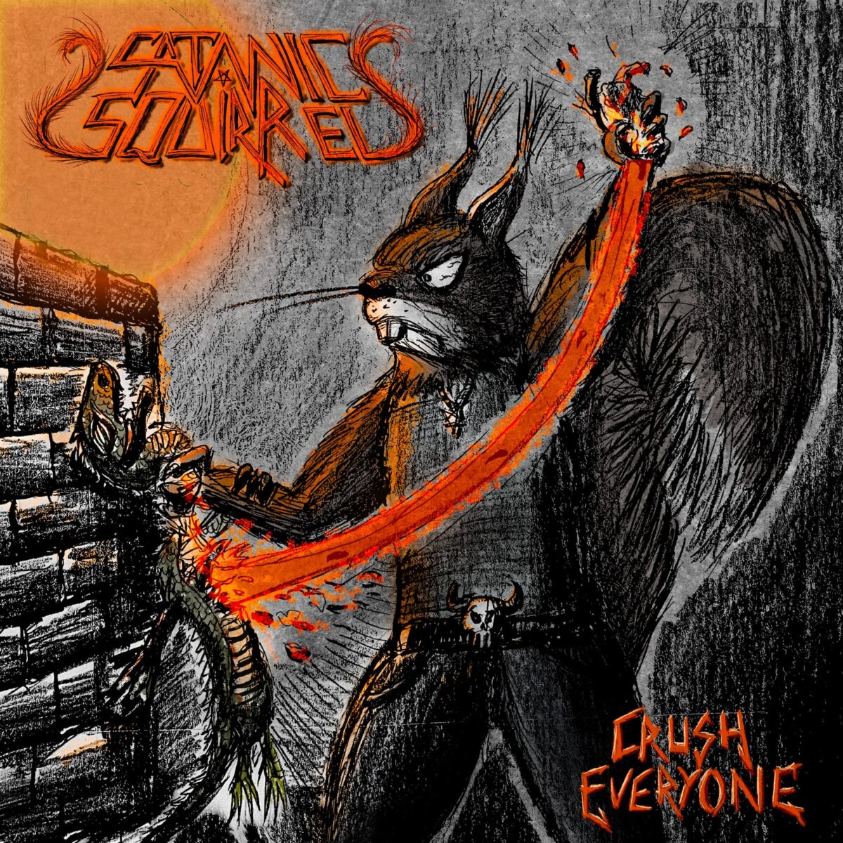 SATANIC SQUIRREL presenta su nuevo EP de thrash clásico Crush Everyone