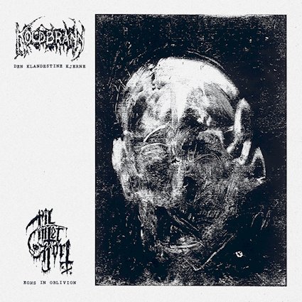 KOLDBRANN y TILINTETGJORT unen fuerzas en un nuevo split de 7: Den Klandestine Kjerne / Eons in Oblivion