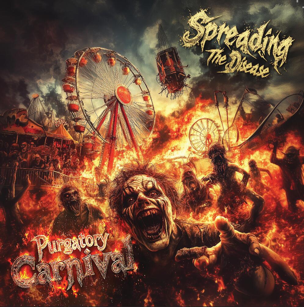 SPREADING THE DISEASE lanza su nuevo EP Purgatory Carnival y se prepara para un 2026 cargado de acción