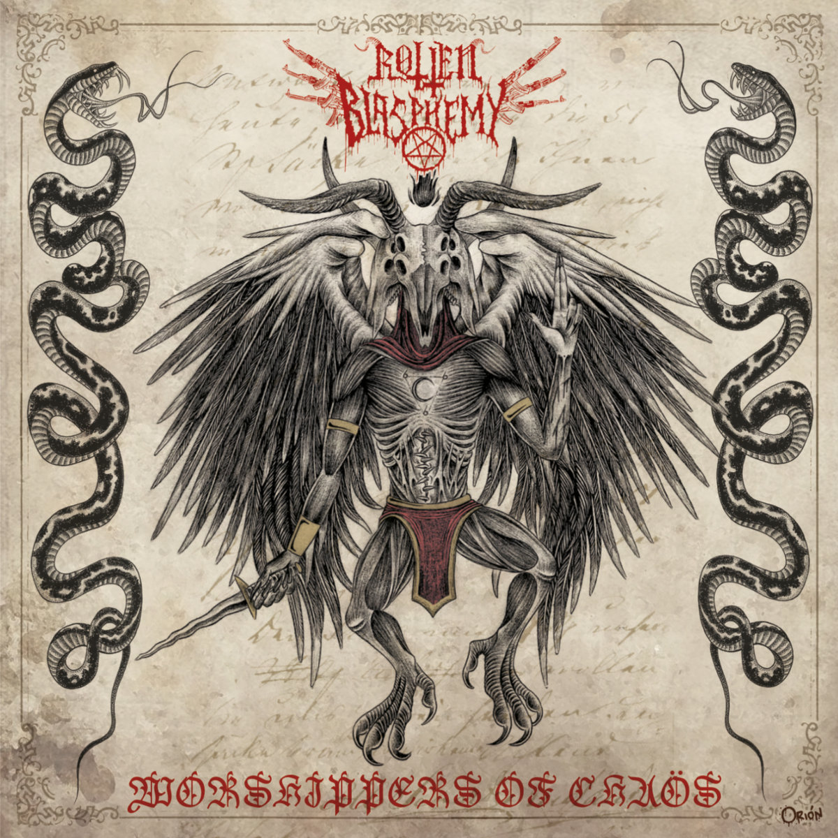 ROTTEN BLASPHEMY invocan el caos con su nuevo álbum Worshippers Of Chaös