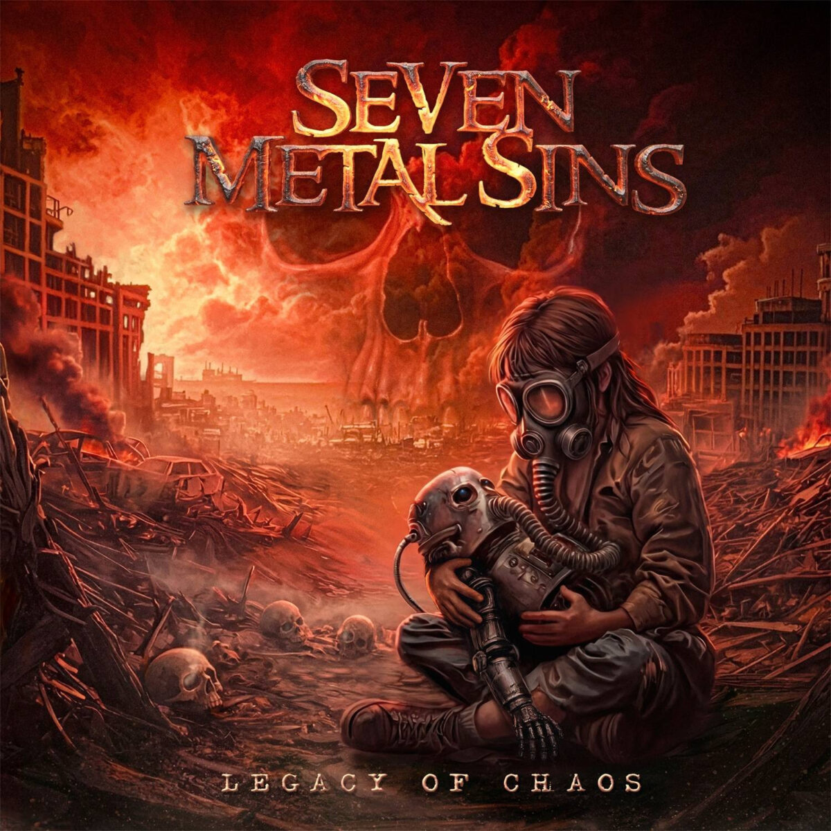 SEVEN METAL SINS debuta con Legacy of Chaos, un disco de heavy metal marcado por la incertidumbre del mundo actual