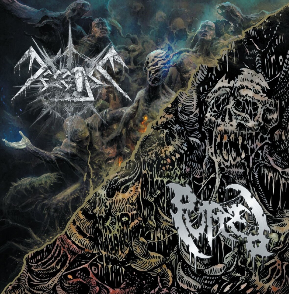 PUTRED y DECEASE unen fuerzas en Decessus Putridus en un nuevo split