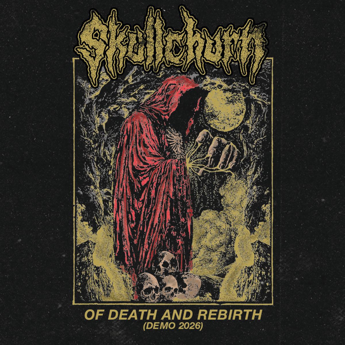 SKULLCHURN irrumpe desde el underground europeo con su demo debut Of Death And Rebirth (Demo 2026)