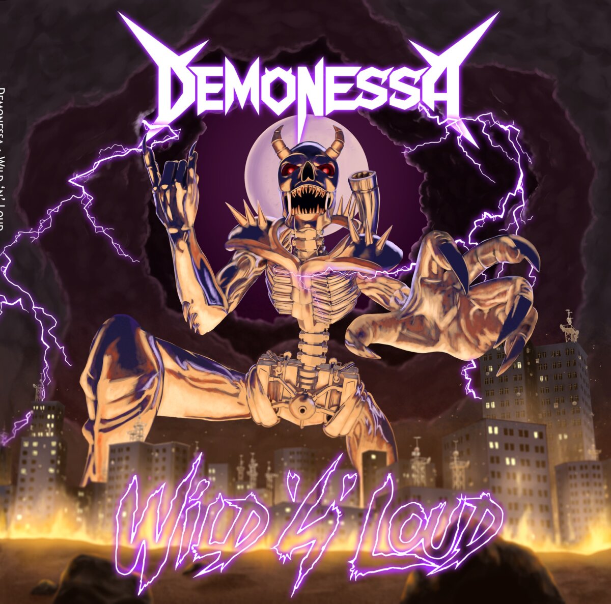 DEMONESSA debuta con Wild N Loud, un homenaje total al heavy metal clásico de los 80