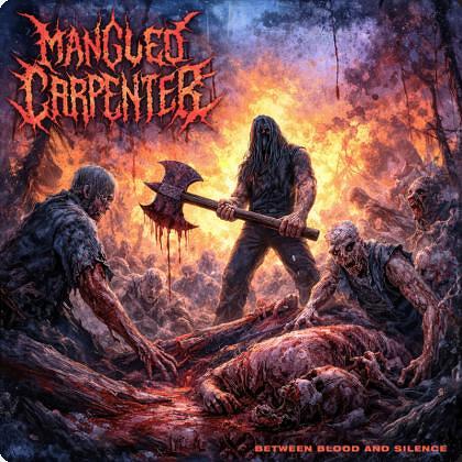 MANGLED CARPENTER presenta Between Blood And Silence, un nuevo descenso a la oscuridad del metal extremo