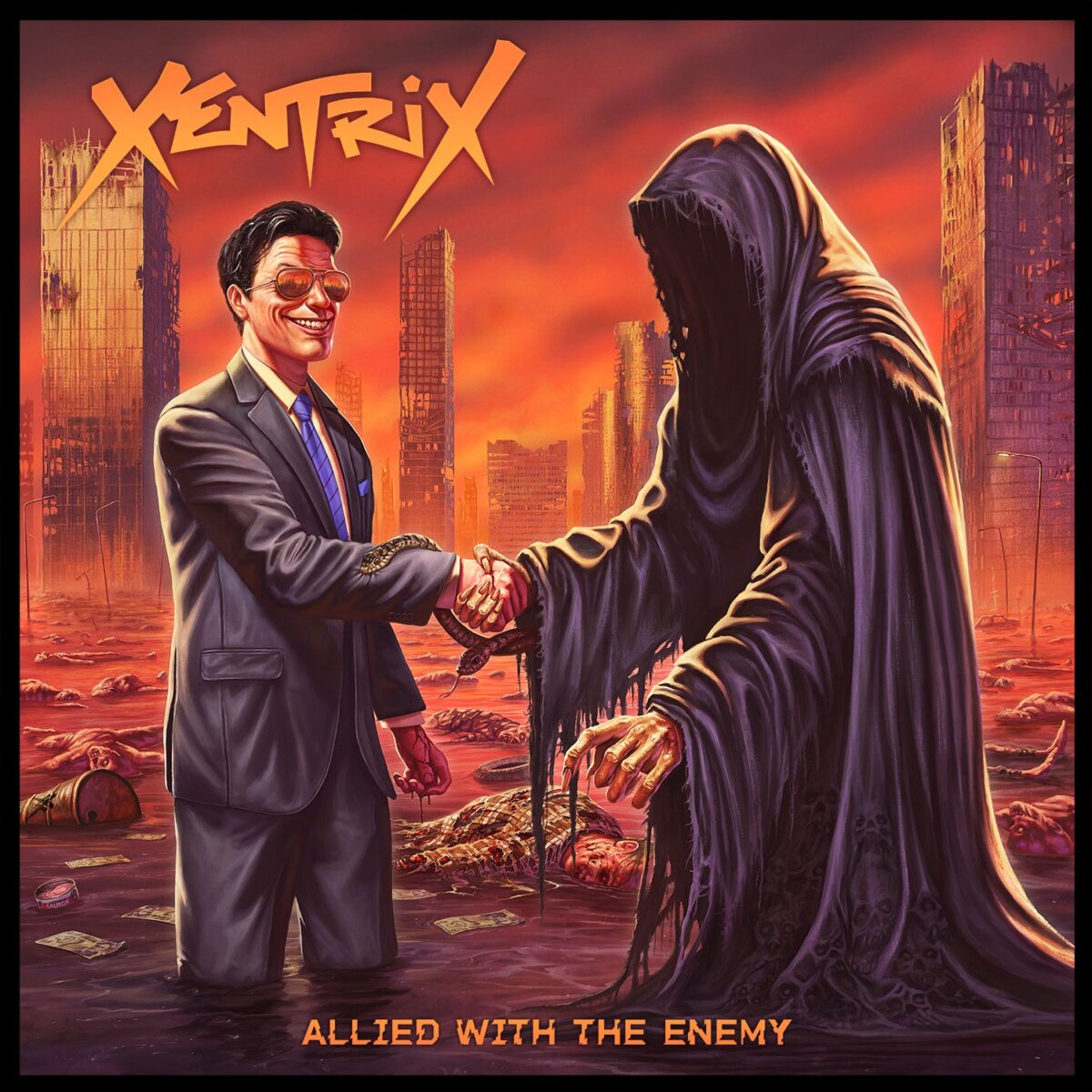 XENTRIX anuncian su nuevo álbum Allied With the Enemy, una descarga de thrash británico sin concesiones 