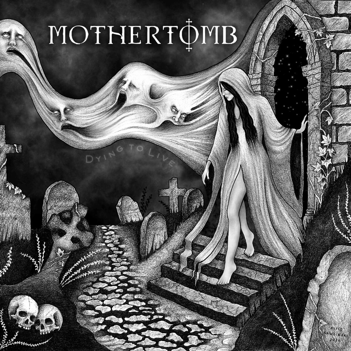 MOTHERTOMB anuncia su debut Dying to Live, un viaje entre el doom, la oscuridad y la transformación