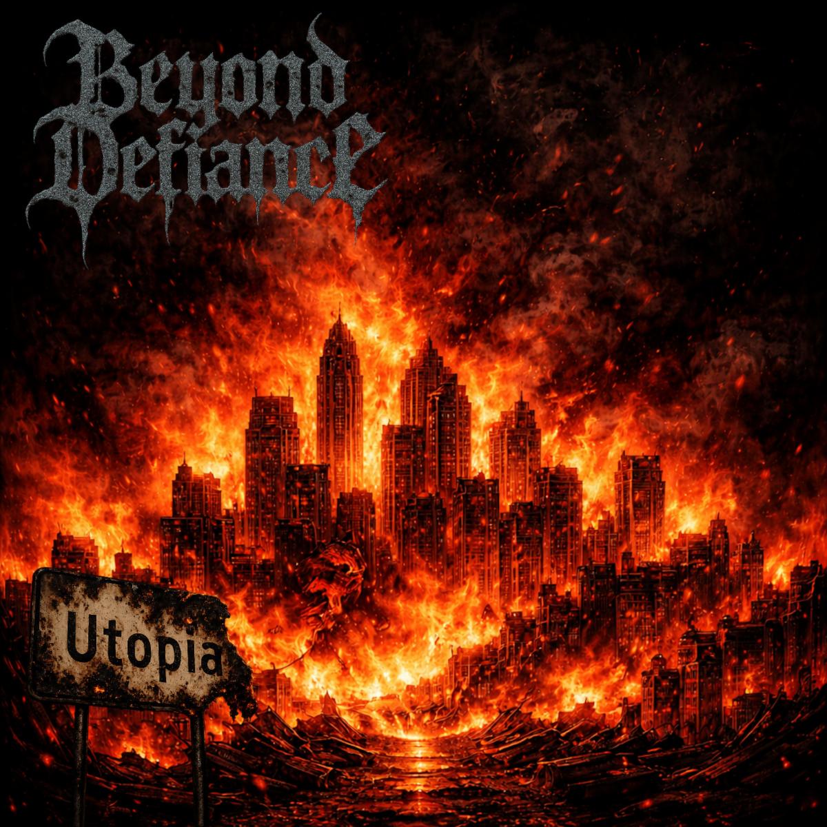 BEYOND DEFIANCE anuncia su debut Utopia, una nueva apuesta sueca por el death metal melódico con esencia de Gotemburgo