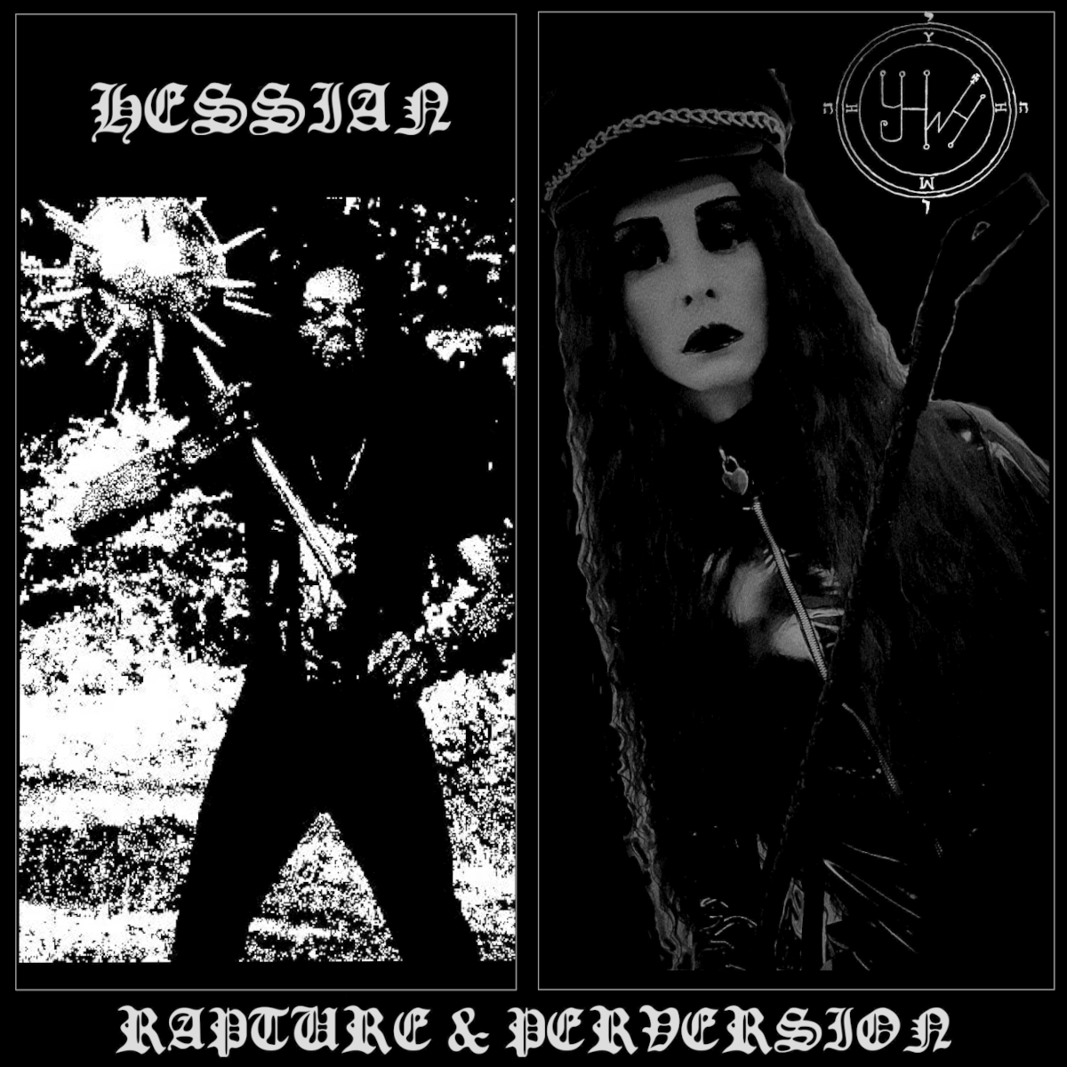 HESSIAN y YHWH presentan el lyric video de Gravebound, extraído del split EP Rapture & Perversion