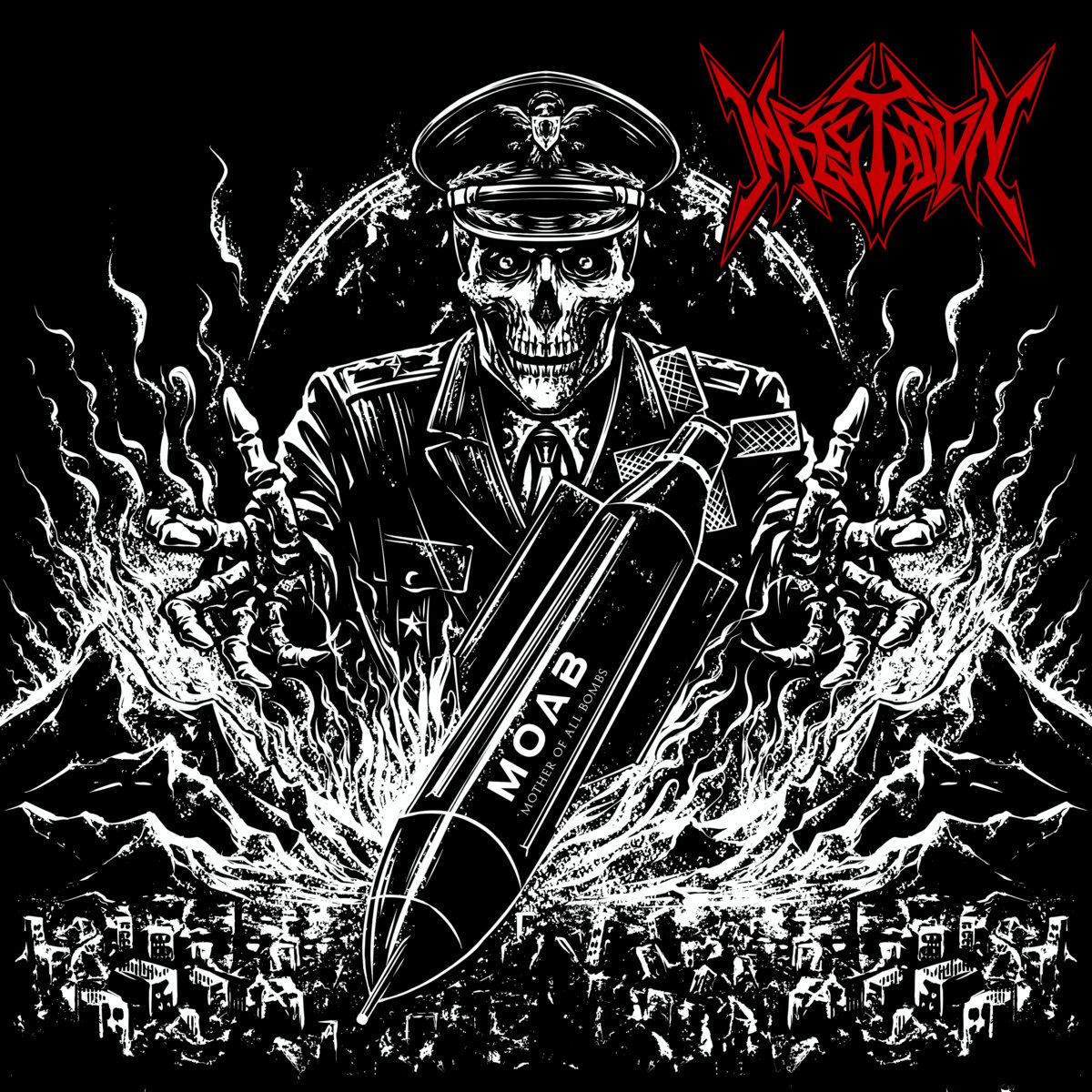 INFESTATION lanzan su nuevo single Mother Of All Bombs, un ataque de Thrash Metal sobre la devastación de la guerra moderna