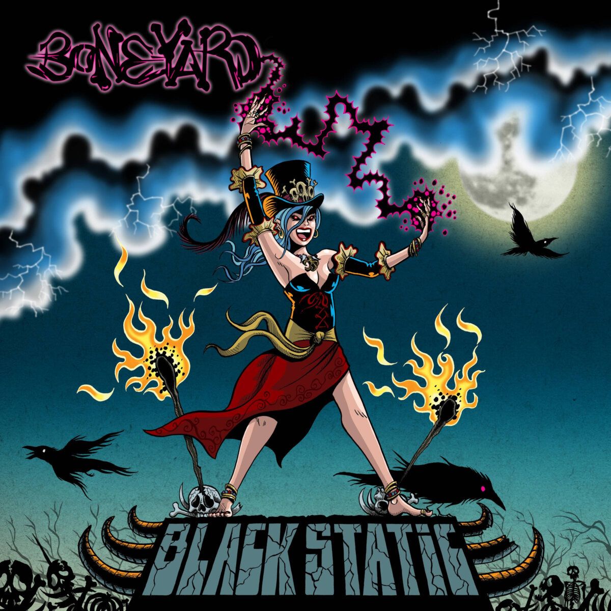 BONEYARD anuncia Black Static, su esperado segundo álbum, para el 23 de octubre