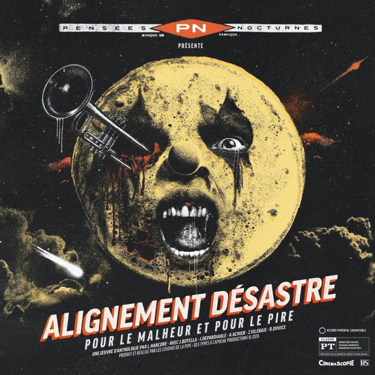 PENSÉES NOCTURNES regresan el 4 de diciembre con Alignement Désastre, una nueva incursión en el jazz más oscuro y experimental