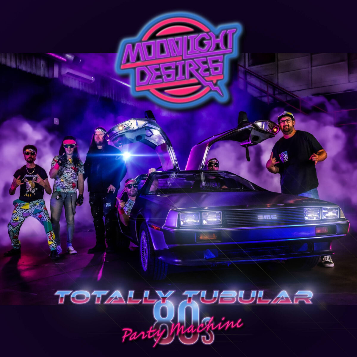 MOONLIGHT DESIRES convierten los clásicos de los 80 en una fiesta de hard rock con su nuevo EP, Totally Tubular 80s Party Machine